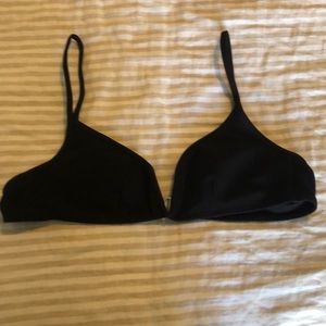 Black bikini top